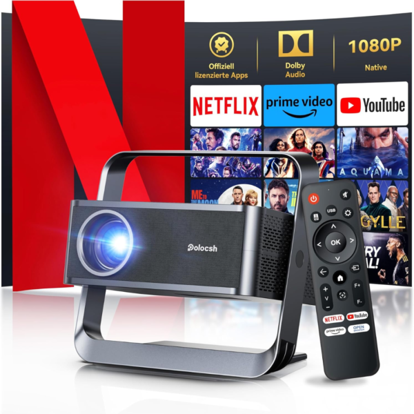 Smart Projector 4K Support, Polocsh 30000
